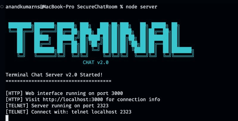 Secure Terminal Chat Room